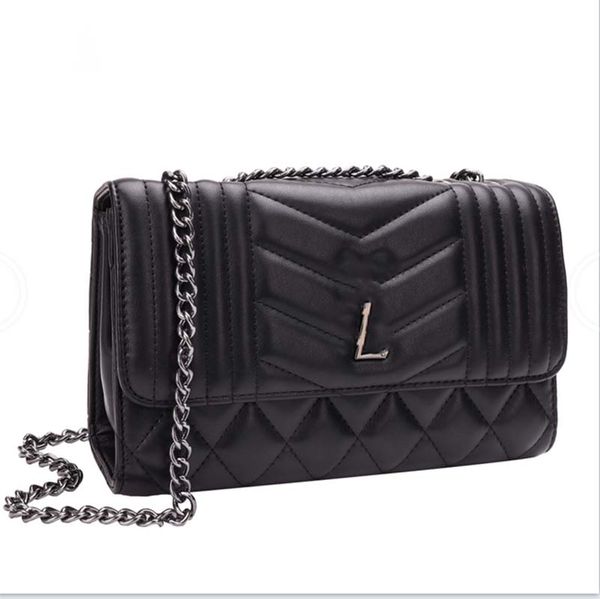 

classichandbagchain wallet fashion clutch women's chain shoulder bag leather handbag eyelet card clip wallet messenger