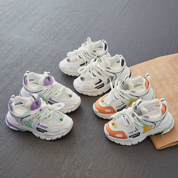 

sneakers dome cameras ldren sneakers 2022 spring new korean mesh breaable kids boys and girls casual non-slip versatile sport shoes summer g, Black;red