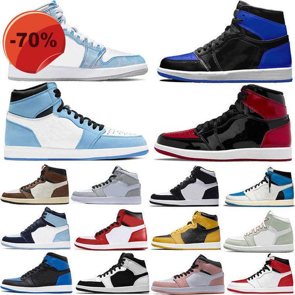 

sandals 2023 sandals jumpman 1 basketball shoes university blue 1s high og grey fog black white shadow college dark forbidden unc gray chica