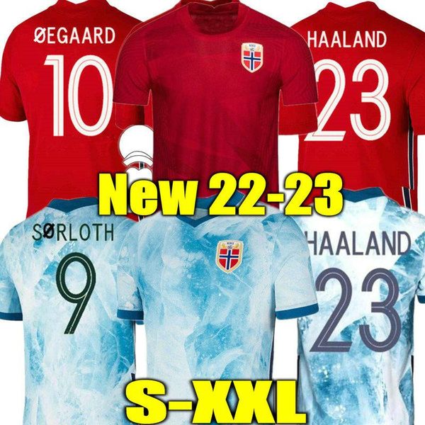 

haaland 21 22 23 norway soccer jerseys 2021 2022 2023 noruega odegaard berge king camisetas de futbol national team men kids football unifor, Black;yellow