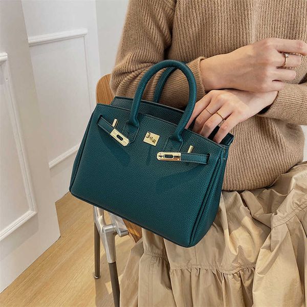 

women handbag women's red large capacity messenger bag new portable ladies embossed shoulder bags