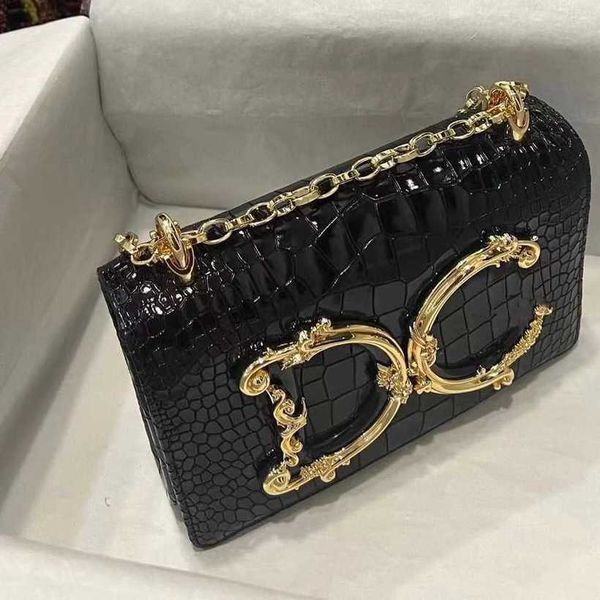 

women handbag 67%off black white new trend leather crocodile cross single buckle bag ladies embossed shoulder luxury designer bags purse mes