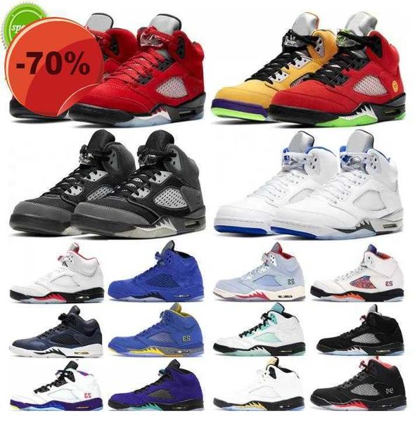 

sandals jumpman 5 5s men basketball shoes stealth 2.0 oreo fire raging red jade horizon blue bird sail racer blue metallic green bean anthra, Black