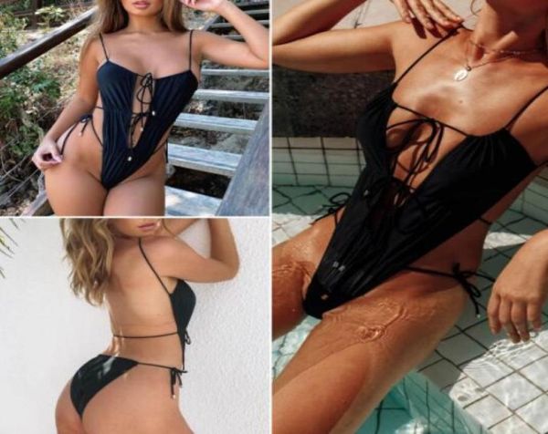 

sport bikini set one piece bandage fish scale printing drawcord leopard belt ruffle high waist yakuda sequin transparent shou5188704
