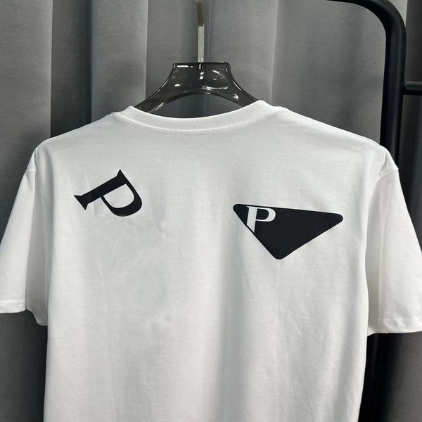 

t shirts for men cotton clothes women summer tees fashion short sleeve oversize letter print inverted triangle t-shirts size s-3xl, White;black