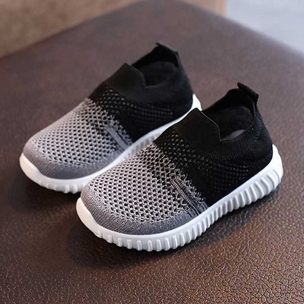 

sneakers casual shoes boys woven knit breathable sneakers lightweight colorblock slip on running shoes sneaker for spring g230217, Black;red