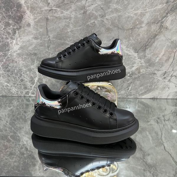 

2023 designer sneakers casual shoes reflective shoes trainers leisure shoe vintage suede leather all-match stylist sneaker, Black