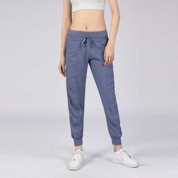 

womens quickly dry drawstring running sports trousers loose dance jogger girls gym fitness casualsxlrlwk8, Gray
