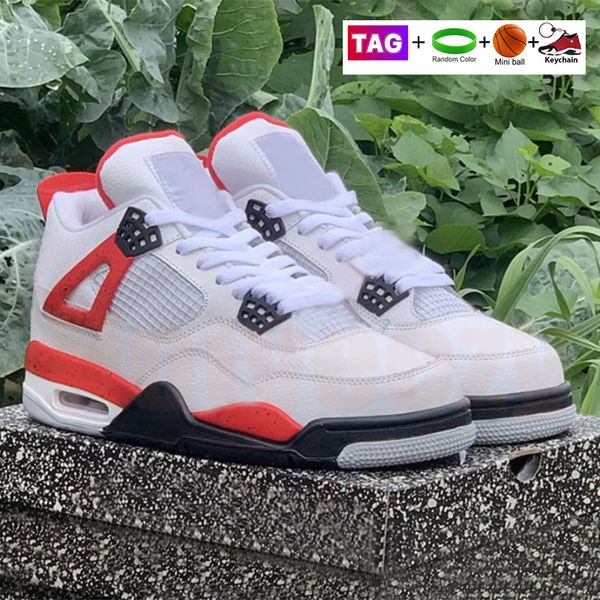 

2023 og men basketball shoes black cat military white oreo infrared university blue metallic womens 4s sport sneakers usji