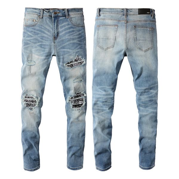 

man 2023 amirs arrivals new mens luxury pants designer denim jeans holes trousers jean coolguy biker clothing #6665, Blue