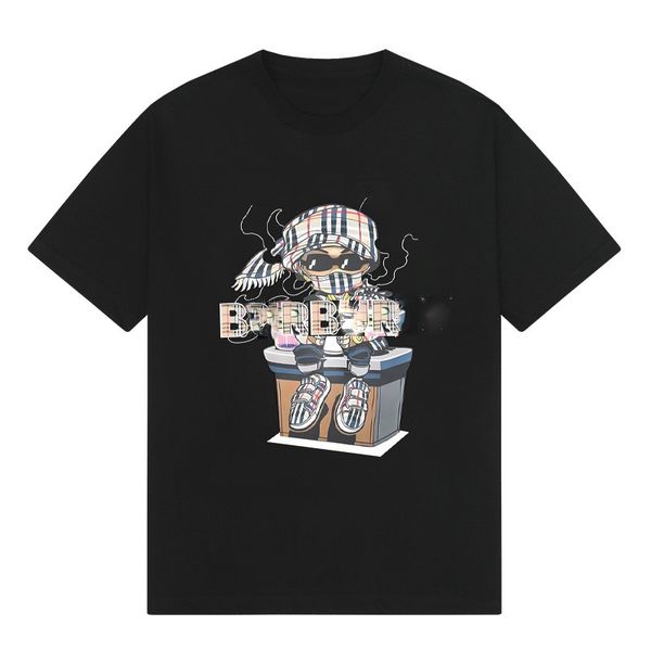 

mens design t shirt summer women's tees vacation short sleeve casual tees short sleeve luxury hip hop streetwear bear wholesale clothin, White;black