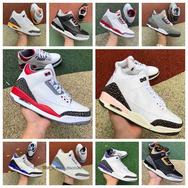 

jumpman 3 3s mens basketball shoes retro fire red neapolitan dark iris mocha muslin kumquat cardinal red black cement racer blue fragment