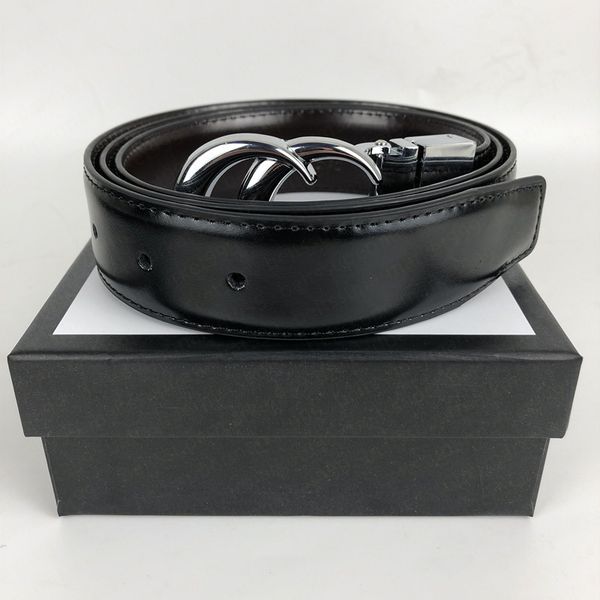 

2023 luxury designer belt g buckle fashion genuine leather women belts for men letter double big gold classical, Black;brown
