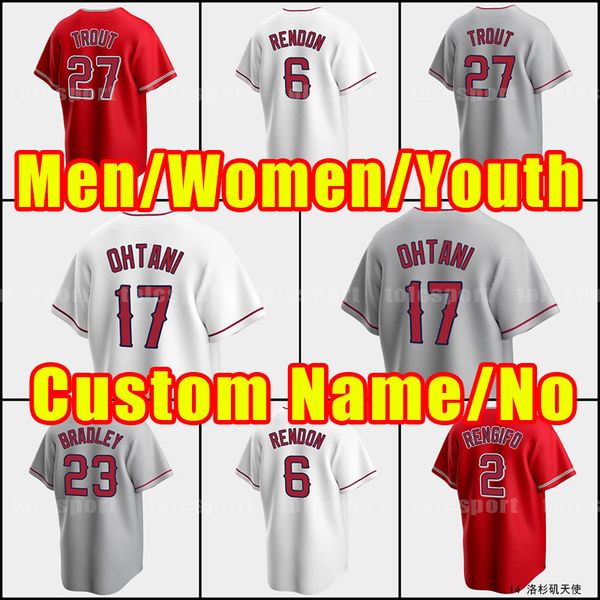 

los shohei ohtani angeles mike trout angels baseball jerseys david fletcher anthony rendon luis rengifo jo adell noah syndergaard max stassi, Blue;black