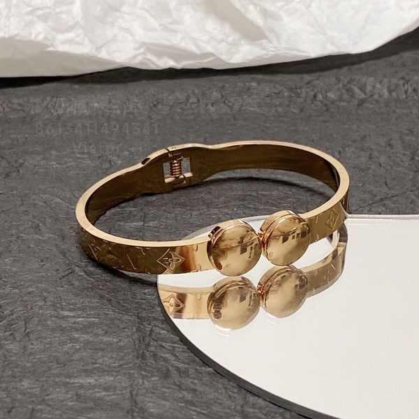 

lw bangle bracelets for women designer gold plated 18k 925 silver vintage official reproductions brand designer will not fade anniversary gi, Black