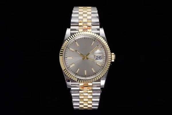 

gmf oyster constant motion watch 36mm diameter version v3 with cal.3235 all-in-one sapphire glass mirror 904 l fine steel band, Slivery;brown