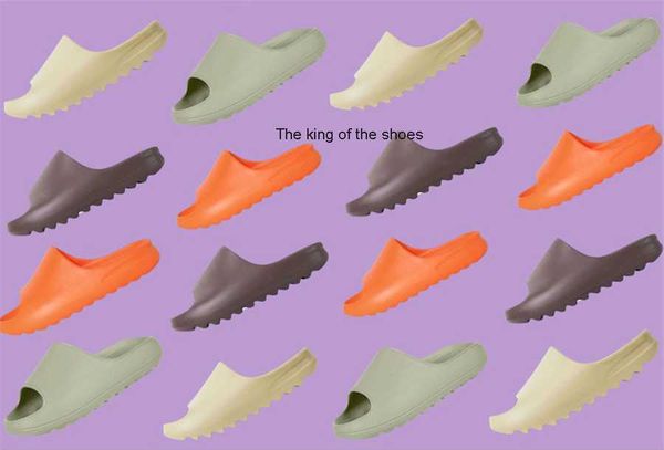 

desinger runner slides slippers beach shoes onyx cream clay moon grey ararat sand enflame orange resin desert earth pure mist sandals, Black