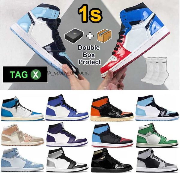 

jumpman 1 mens basketball shoes high unc university blue 1s gold mocha cactus jack obsidian banned bred toe men women trainer sports