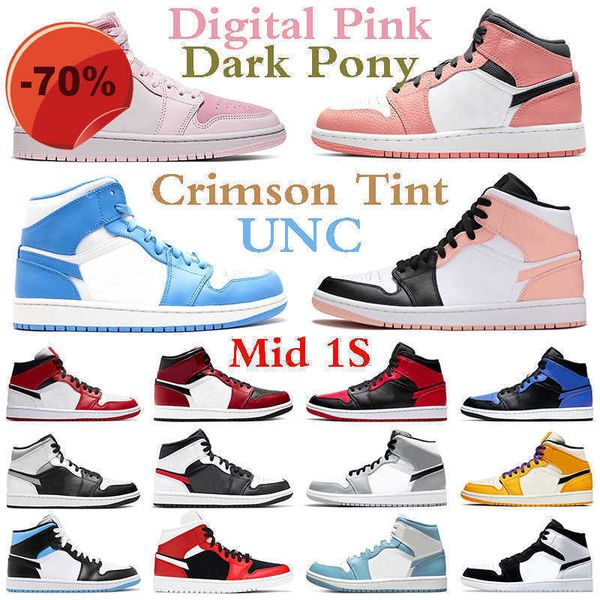 

sandals mid jumpman 1 basketball shoes 1s men women chicago black toe bred hyper royal digital pink quartz diamond unc south beach crimson t