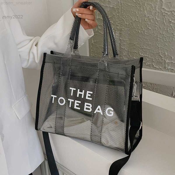 

large capacity pvc tote bags for women 2022 tendecia shoulder handbags female letter printed big hand shopper bags summer
