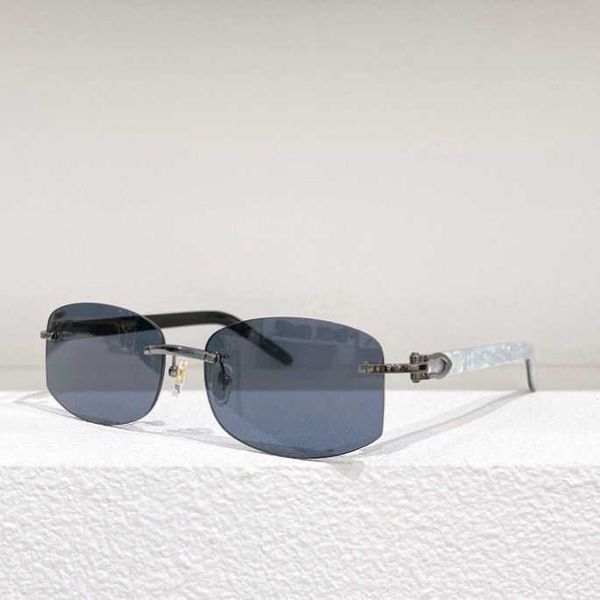 

49%off discount luxury sunglasses women frameless square wooden leg sunglasses fashion sun glasses ladies uv400 vmk8, White;black