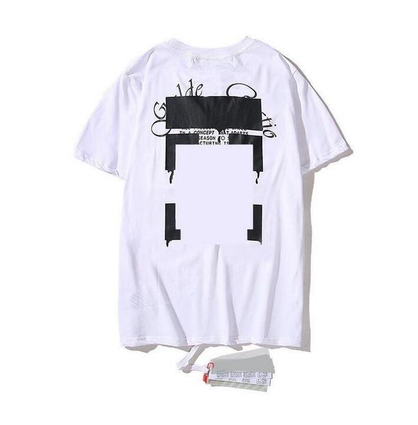 

designer fashion luxurys offes clothing mens and women loose tees man casual street graffiti shirt sweatshirtoff men's t-shirts offs c, White;black
