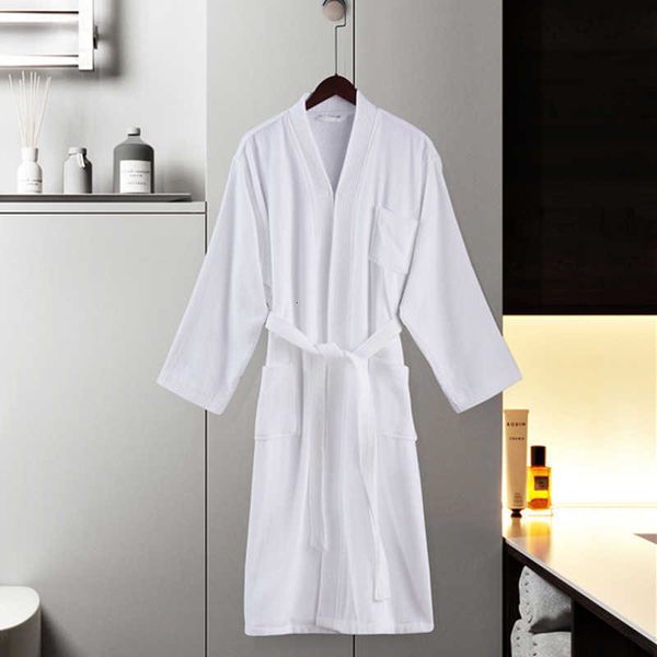 

nightgown l bathrobe satin cotton white absorbent thickened nightgown beauty salon