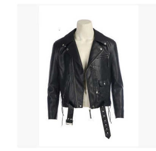 

suit terminator 2 arnold schwarzenegger same leather jacket motorcycle film cos clothing men's wear, Black;white