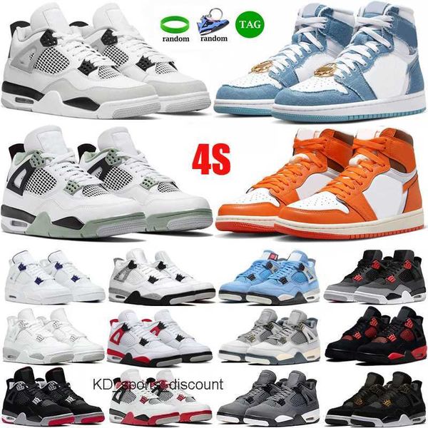 

4 4s 1 men women basketball shoes starfish 1s military black outdoors travis scotts lows sneakers seafoam black cat men sneakers sports eur