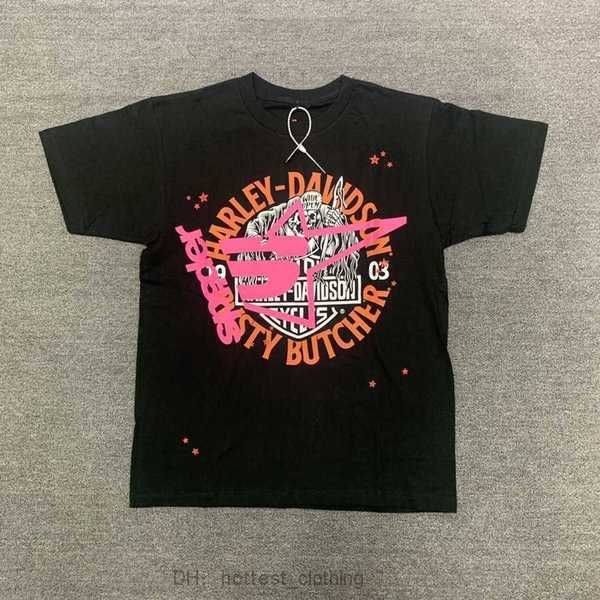 

young thug 555 sp5der summer vintage short sleeve t-shirts man plus size t shirts women cotton t-shirt rock hiphop rap oversized tees 1 xkb, White;black