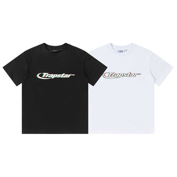 

22ss tee trapstar phantom print mens t shirt britain street fashion brand shirts casual tshirtsfbuh, White;black