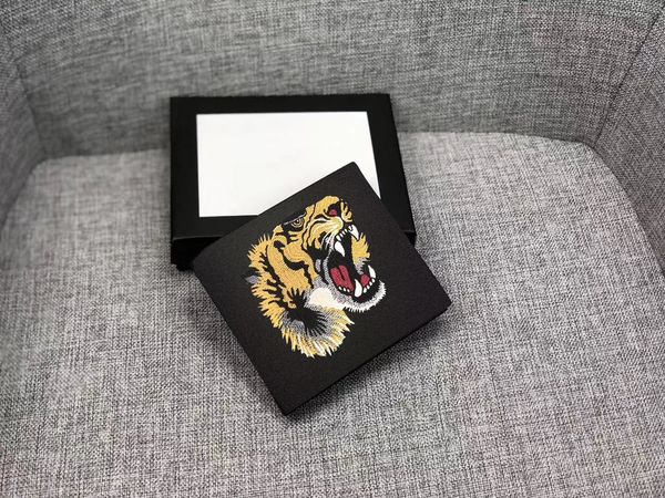 

designer printed g wallet tiger card holders graffiti clutch bags coin purses leather luxury men handbags crossbody shoulder little bee with, Red;black