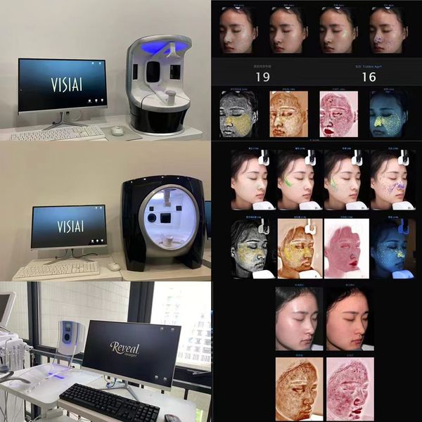 

2023 skin diagnostic equipment magic mirror skin analysis system visia