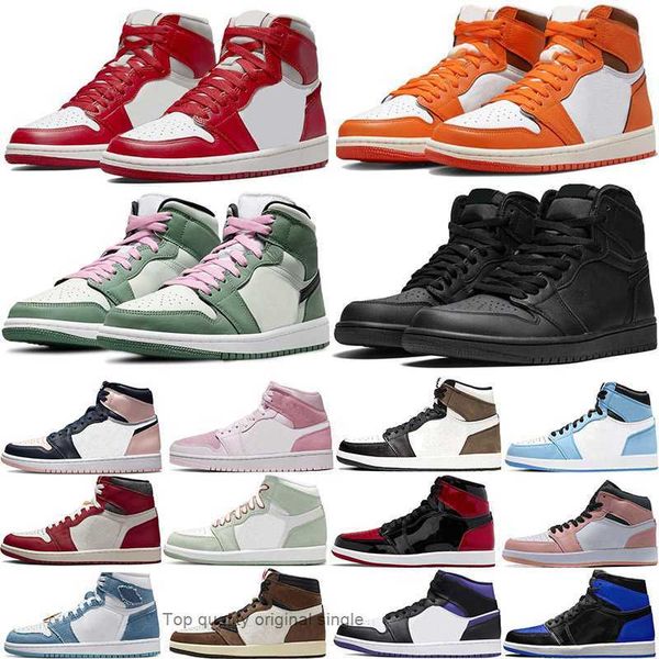 

jumpman 1 men basketball shoes women mens 1s university blue sneakers trophy room chicago red high og hyper royal barely orange digital pink