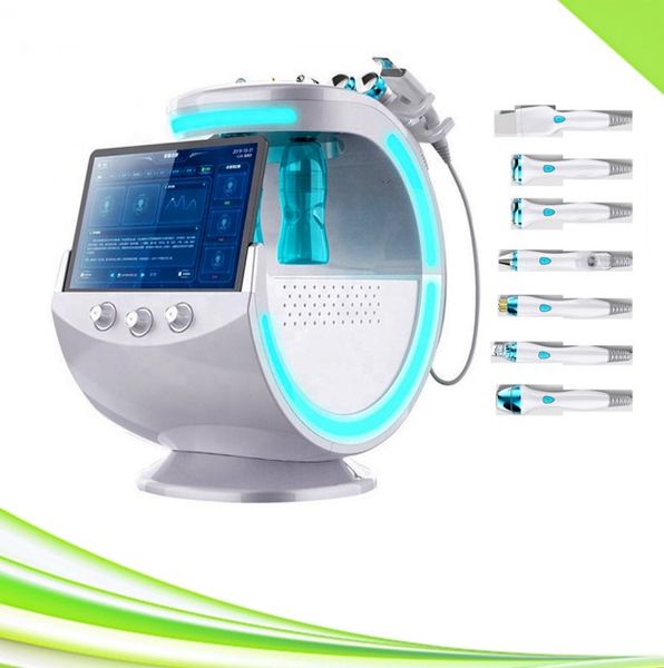 

hydra dermabrasion facial oxygen jet peel microdermabrasion skin tightening aqua peel face lift smart ice blue ultrasonic scrubber cleaning, Black;white