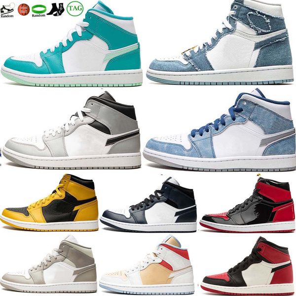 

basketball shoes men 1s lost found true university blue hyper royal panda dark mocha bred shadow unc smoke grey women sports sneakers traine