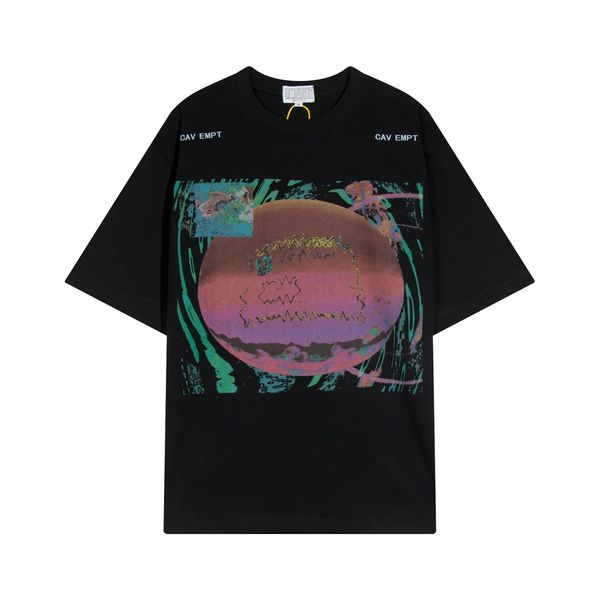 

23ss vintage print t shirt men's plus tees women cotton tee casual summer, Black;brown