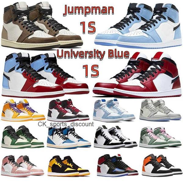 

1 1s mens basketball shoes sneakers grey fog yellow toe rebellionaire bred patent dark marina blue bubble gum shadow men women trainers