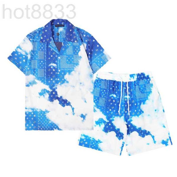 

men's casual shirts designer mens flower tiger print button down short sleeve hawaiian shirt suits summer beach dress 8e5a, White;black