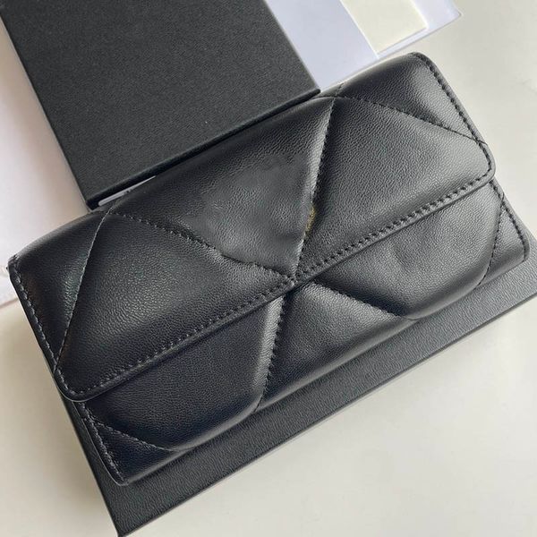

19cm trend women luxury designer wallet bag big caviar cowhide matelasse leather quilted multi pochettes classic handbag coin purse club bir, Red;black