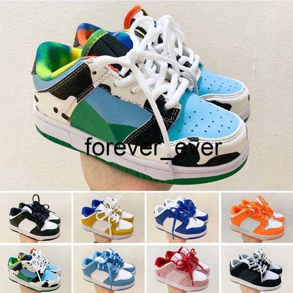 

2022 dunky kids baby shoes black white panda orange dairy cow johns brazil coast syracuse boys girls toddler sports trainer designer