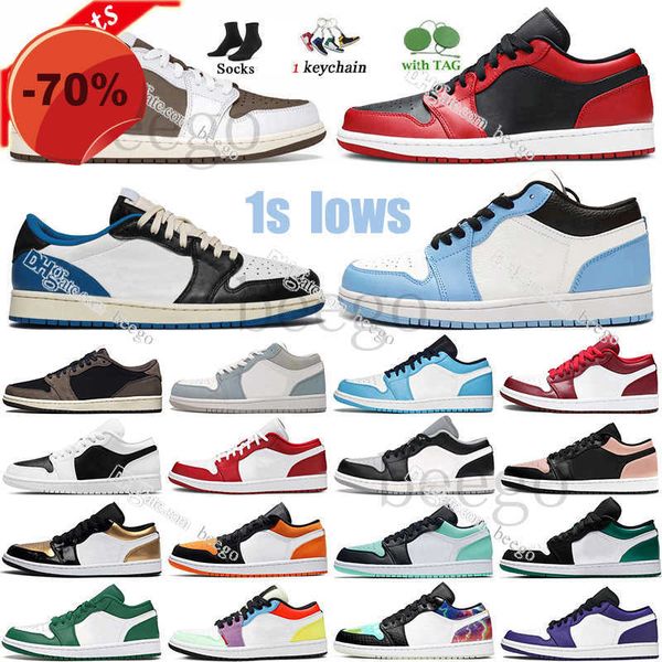 

sandals low 1 1s basketball shoes women men for unc shadow university blue wolf grey bred toe travis fragment design retro black white jumpm