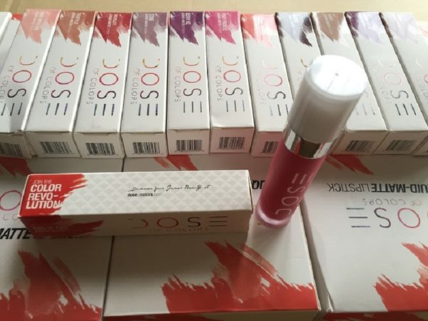 

dhl arrival soc lip gloss liquid matte lipstick waterproof lip gloss lipgloss various colors matte mixed sent