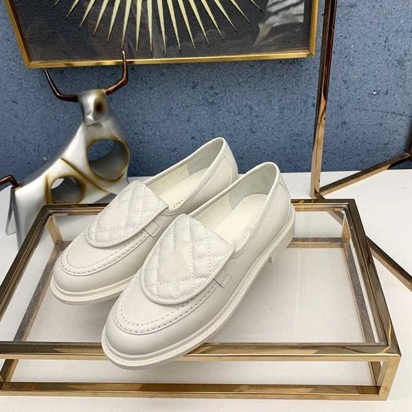 

designer classic lady platform mules shoes luxury flat women plaid bottom casual boat shoe metal buckle real leather ladies lazy loafers siz, Black