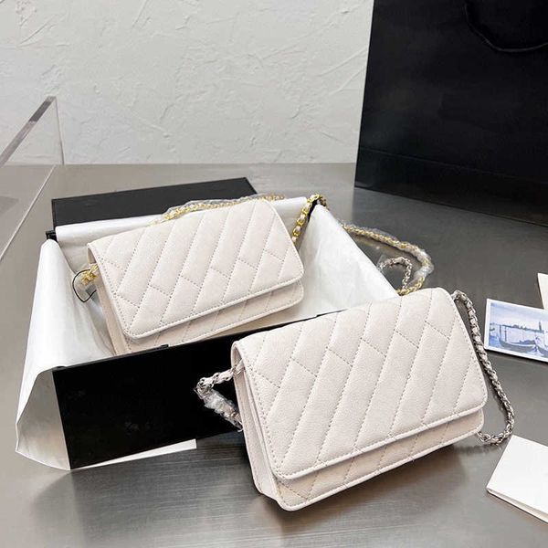 

classic diamond grid designer bag chain shoulder bags crossbody bags women designers handbag wallet fashion gold silver messenger bags purse