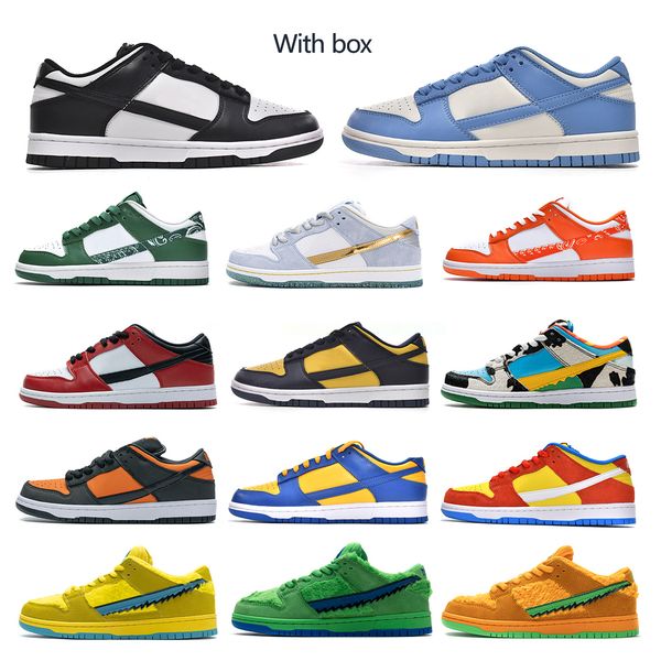

sb running shoes low sneakers panda unc pigeon black white chunky dunky coast university blue purple pulse red men women dunkes lows