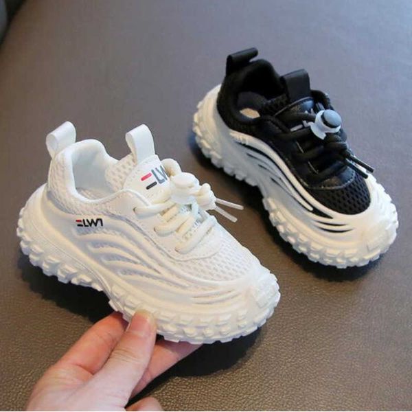 

sneakers spring autumn kids shoes for boys girls children casual sneakers non slip baby mesh breathable soft running sports shoes g230217, Black;red