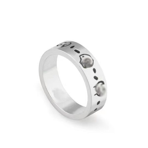

sterling silver couple ring, male and female retro ring