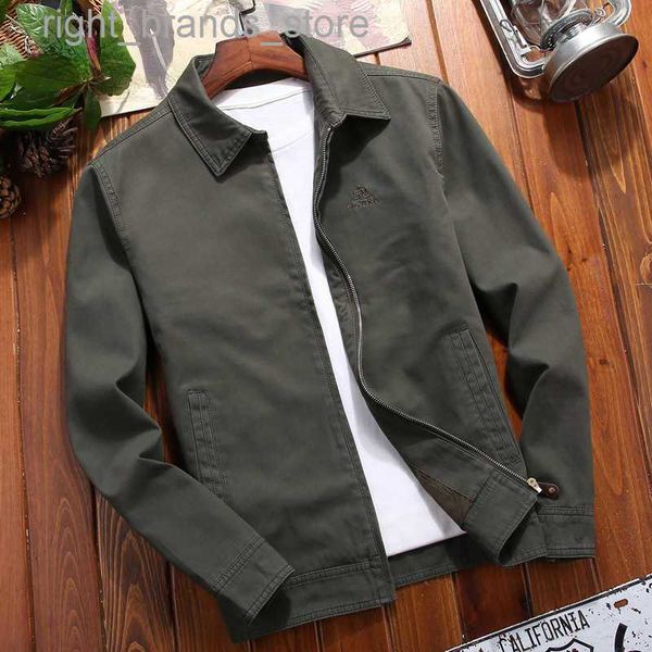 

men's jackets men's jackets maihe autumn bomber jacket mens outwear cotton coats fashion slim fit turndown collar business clothin, Black;brown