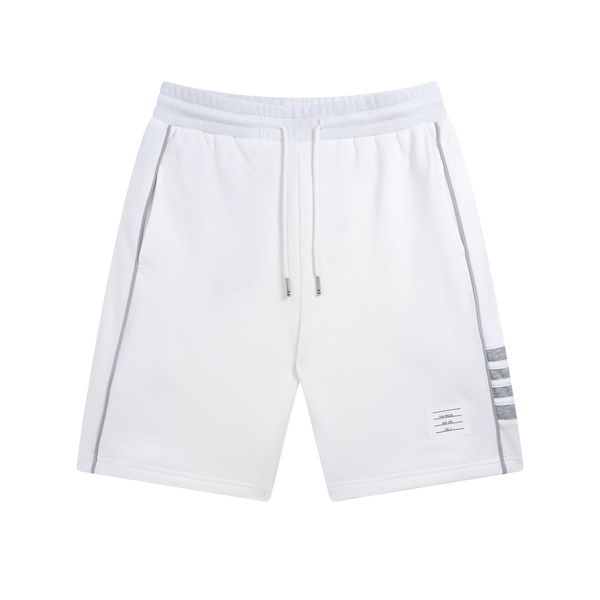 

2023 summer men's sports shorts fashion casual shorts letter pattern printed cotton shorts men's sports pants jogging pants white, White;black